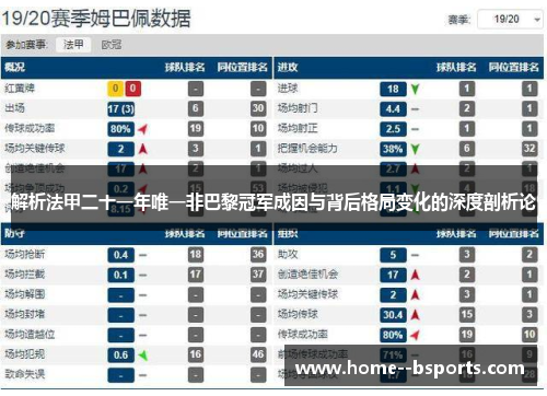 解析法甲二十一年唯一非巴黎冠军成因与背后格局变化的深度剖析论